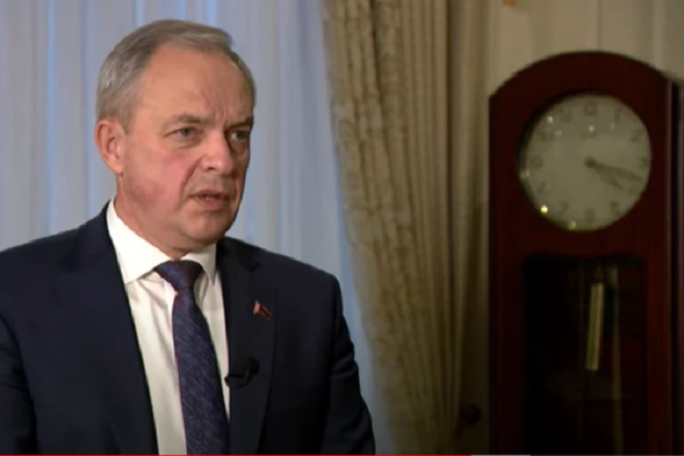 Глава Администрации президента Беларуси Игорь Сергеенко. Скрин передачи "Контуры" на ОНТ