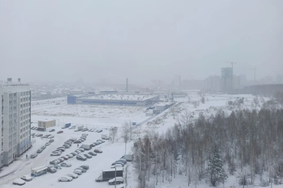В Челябинске метет с утра