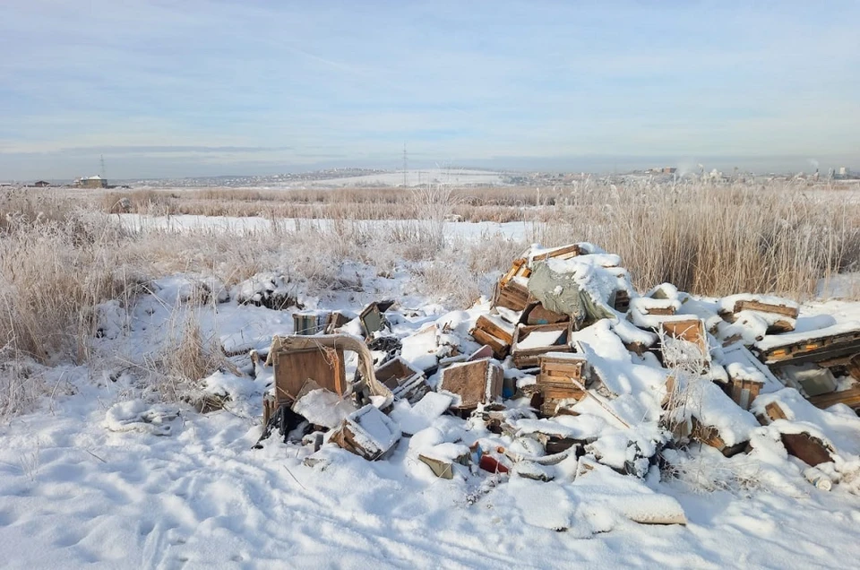 На особо охраняемой территории обнаружена свалка литий-ионных батарей. Фото: пресс-служба мэрии города Иркутска