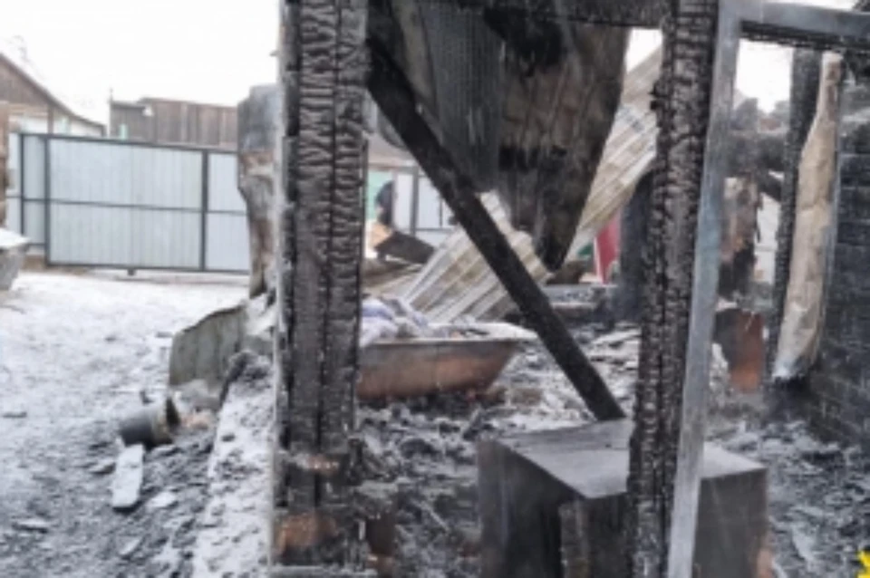 Бабушка с внучкой погибли на пожаре в Забайкалье. Фото: СУ СК России по Забайкалью