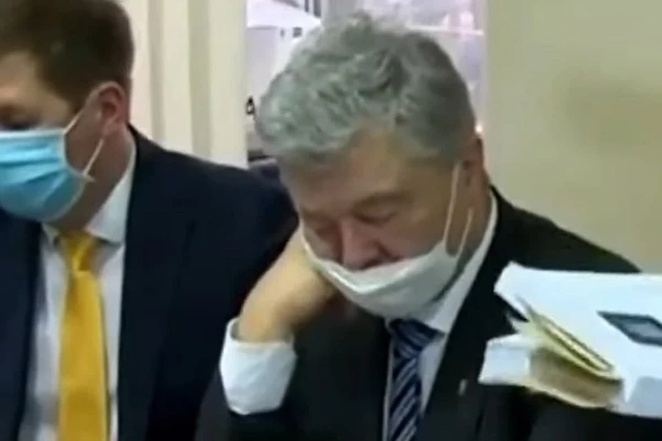Экс-президент Украины Петр Порошенко. Фото: кадр видео из зала суда