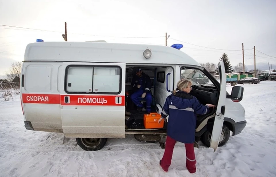 Пострадавший мужчина получил травму головы.