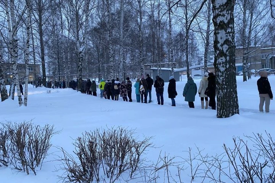 В депздраве пояснили, почему образовалась очередь, чтобы сделать ПЦР-тесты. ФОТО: группа "Подслушано Ярославле" ВКонтакте