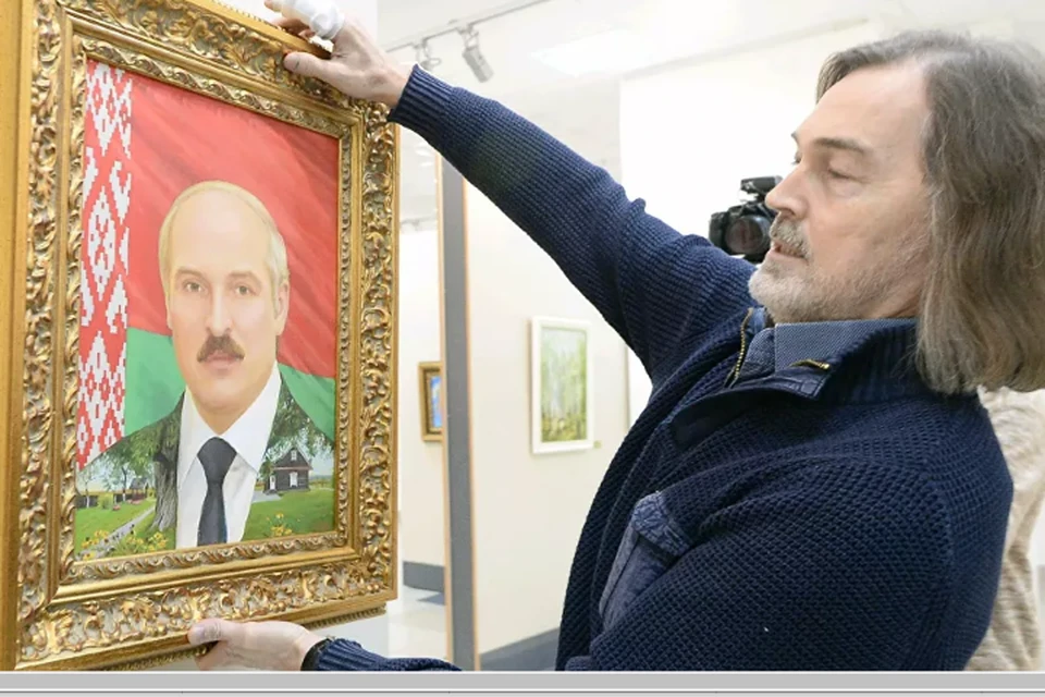 Никас Сафронов написал несколько портретов Александра Лукашенко, этоn - один из последних. Фото: sputnik.by