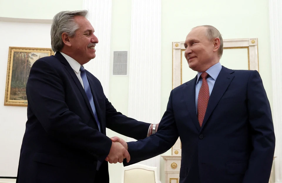 Владимир Путин и президент Аргентины Альберто Фернандес беседовали больше трех часов.