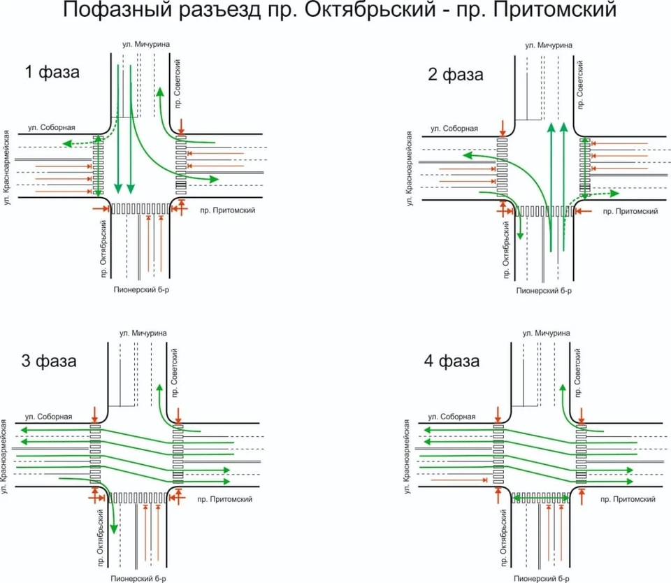 В Кемерове изменят работу светофора на пересечении проспектов Октябрьского  и Притомского - KP.RU