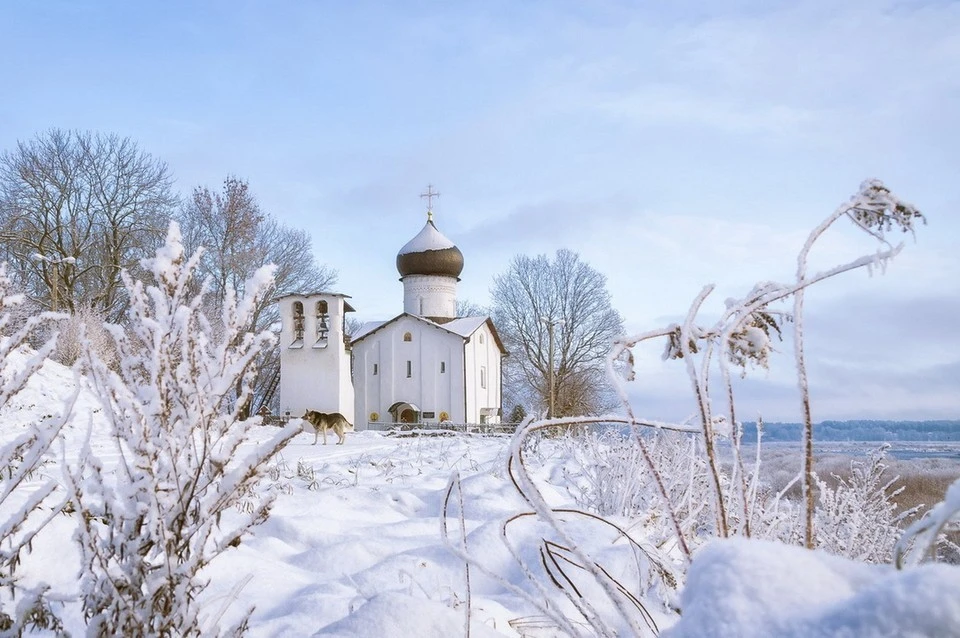 Зима в пушкинских горах