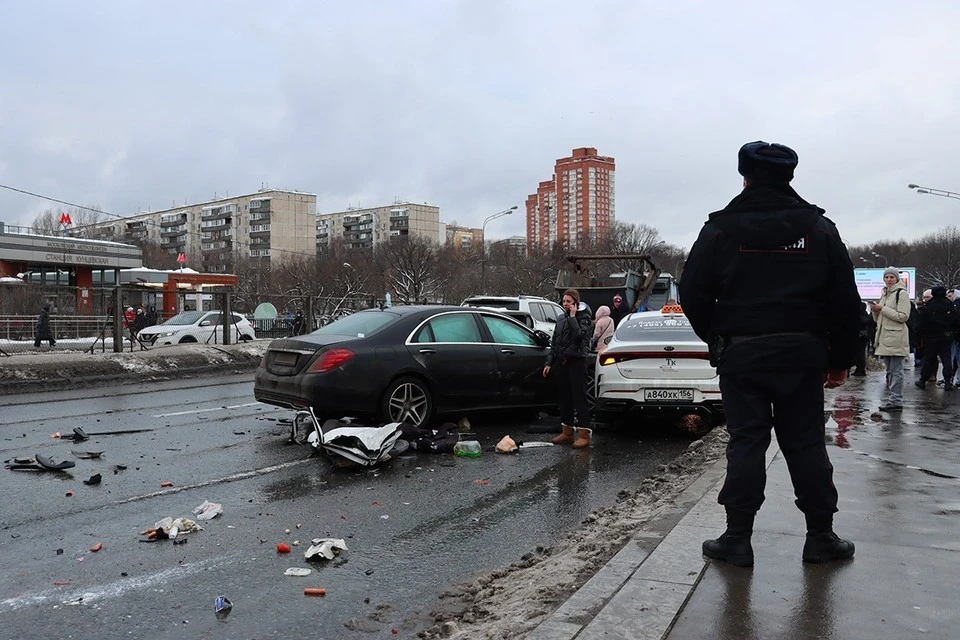 Видео с места массовой аварии с миллиардером Шепелем в Москве попало в Сеть. Фото:
