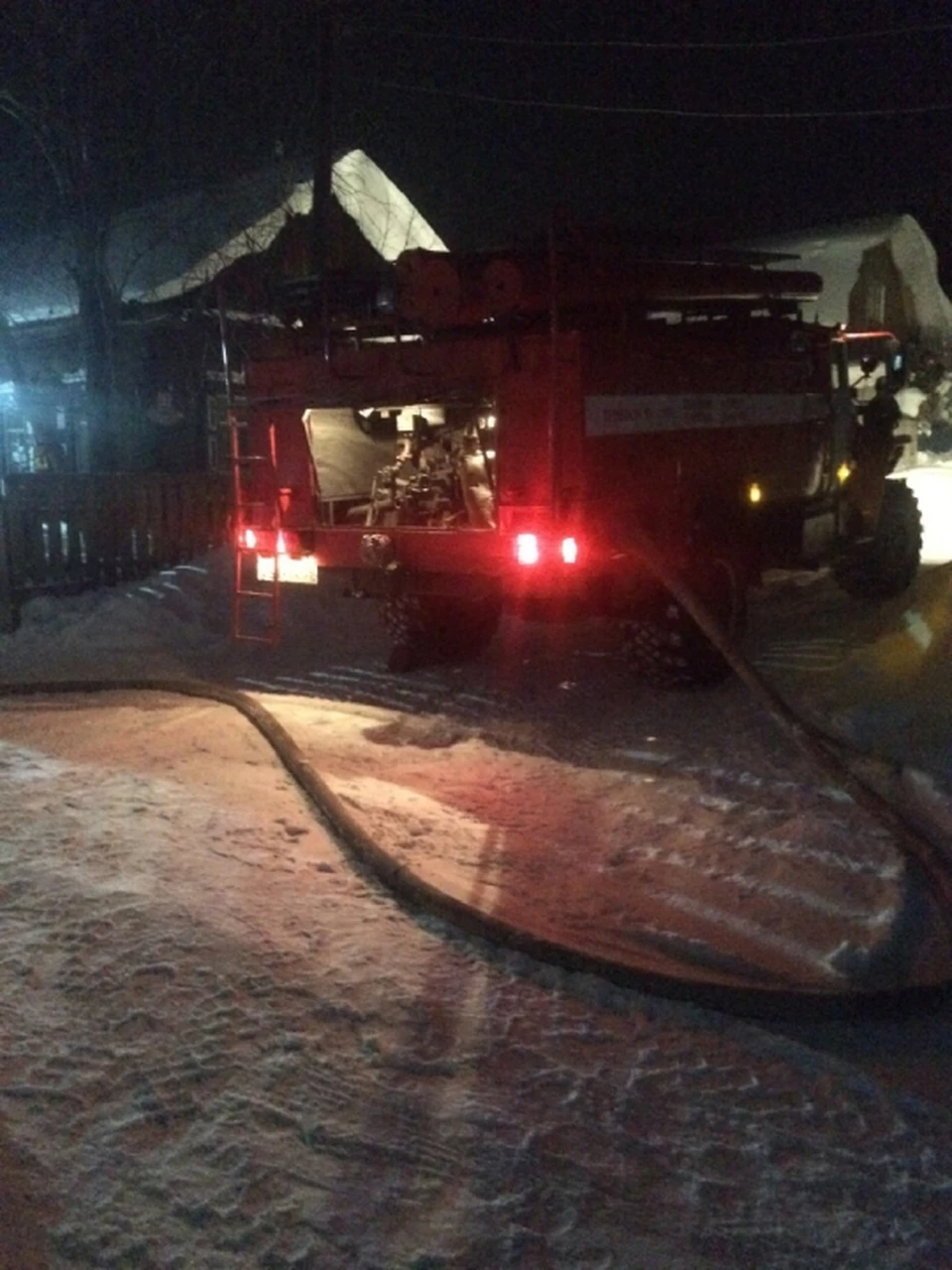 Пожар в жилом доме произошел в Тайшете ночью 15 февраля