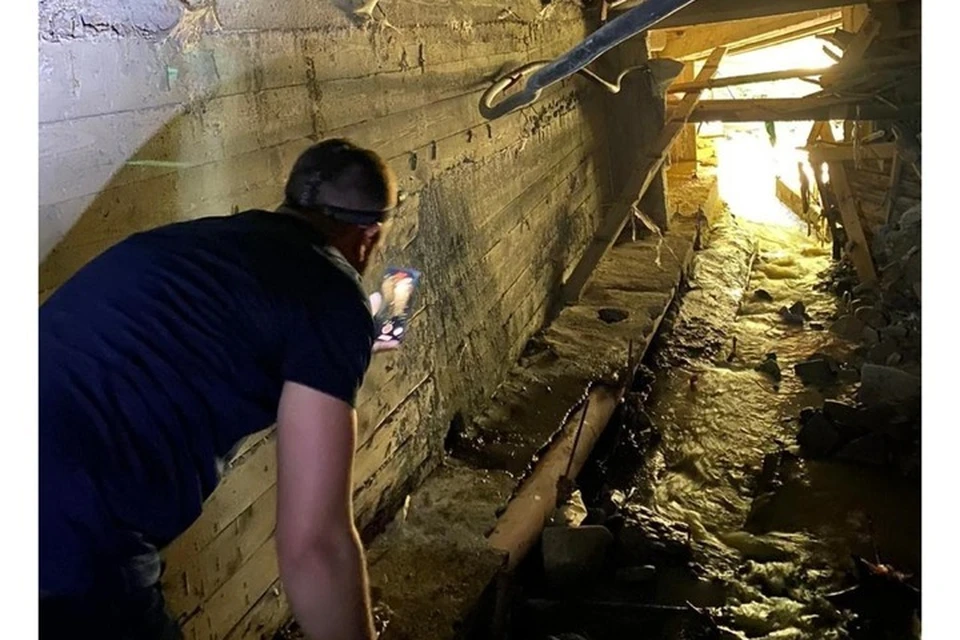 В Сочи выявили очередное незаконное подключение в системам водоотведения. Фото: пресс-служба МУП "Водоканал" Сочи