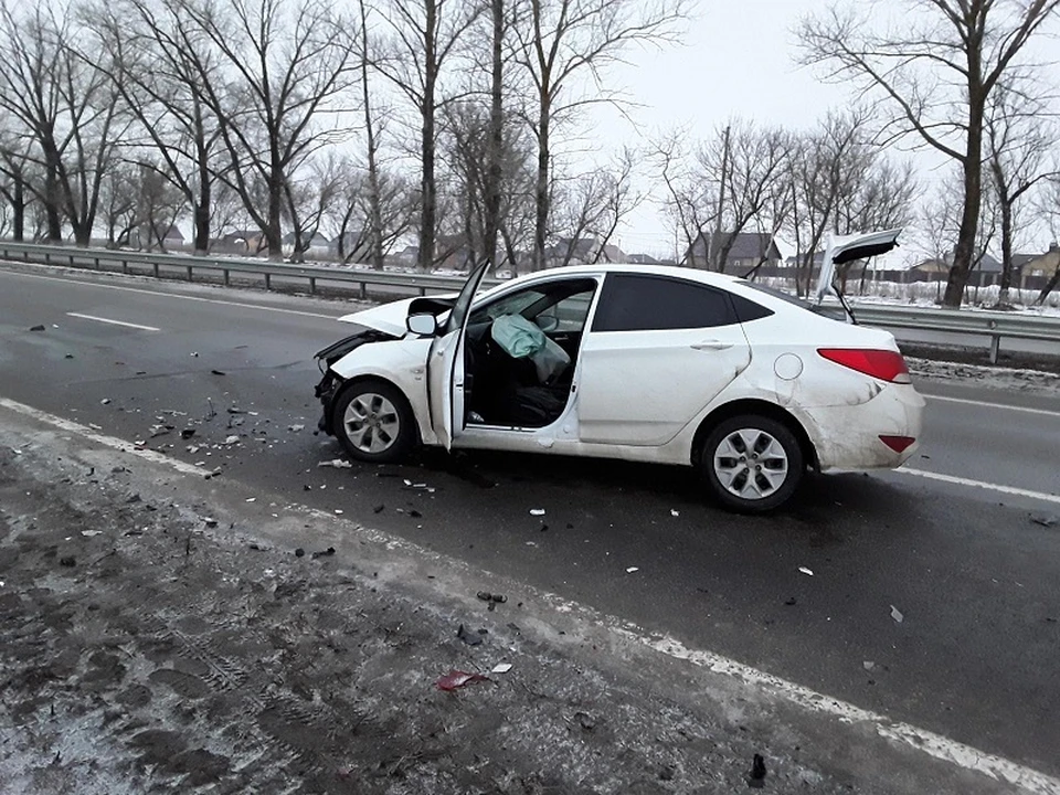 В ДТП водитель отечественного авто получил травмы. фото: с сайта УМВД России по Белгородской области.