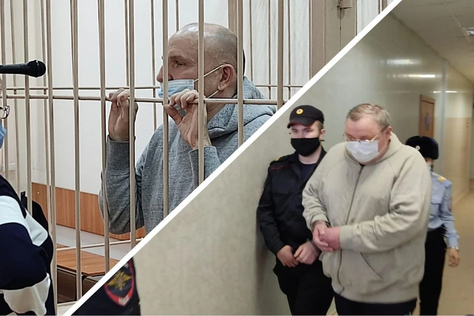 Андрей Турбин (справа) и еще один фигурант дела Сергей Белоус (слева) отправлены под арест. Фото: Судебный департамент НСО
