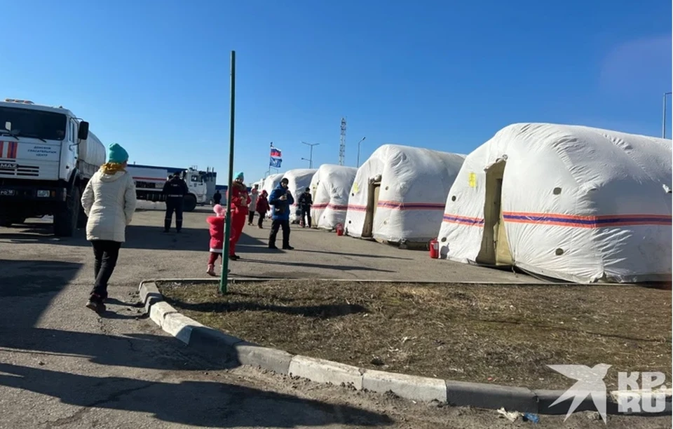 Российские власти пообещали выплатить беженцам по 10 тыс. рублей
