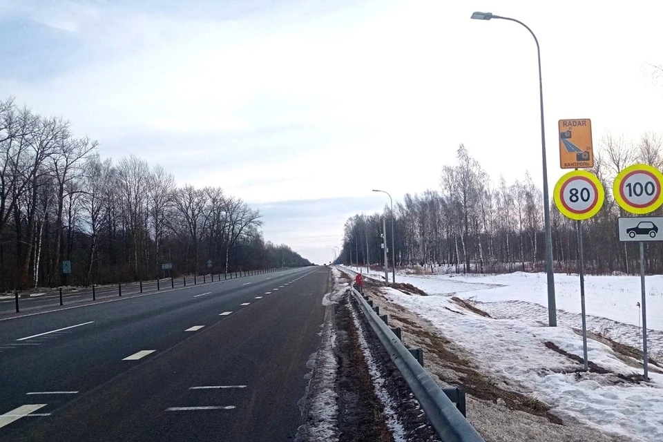 Умные дорожные камеры появились на трассе М-1. Фото: ГАИ Витебск