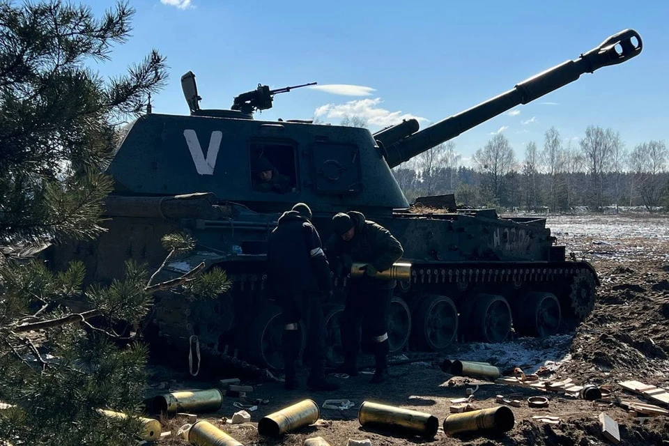 Российские военнослужащие продолжают наступление