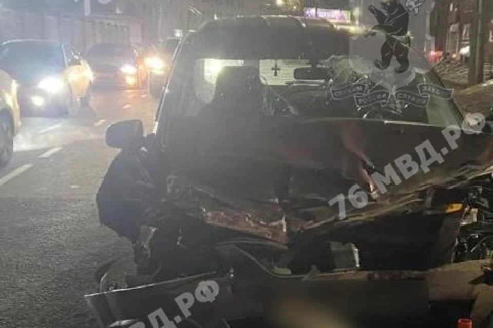 В ДТП пострадал водитель "Лада", ему назначено амбулаторное лечение. Фото: УМВД России по Ярославской области