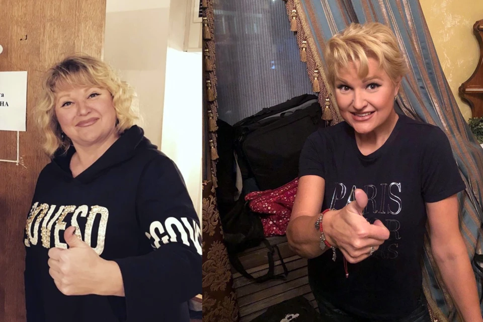 Маргарита Суханкина перед операцией весила более 100 кг (слева). За минувший год солистка группы «Мираж» сбросила 35 кг.