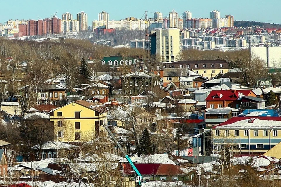 У Томска есть место, с которого виден город, Ворскресенская горка. Фото: Дмитрий Шабалин.