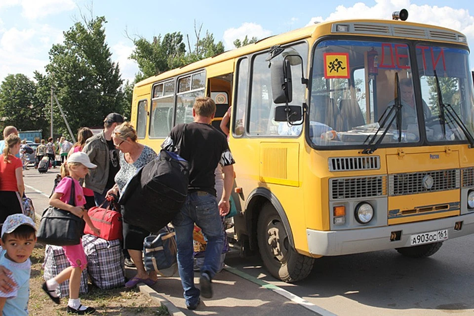 Границу с Россией за сутки пересекли более 12,5 тысячи беженцев из Донбасса
