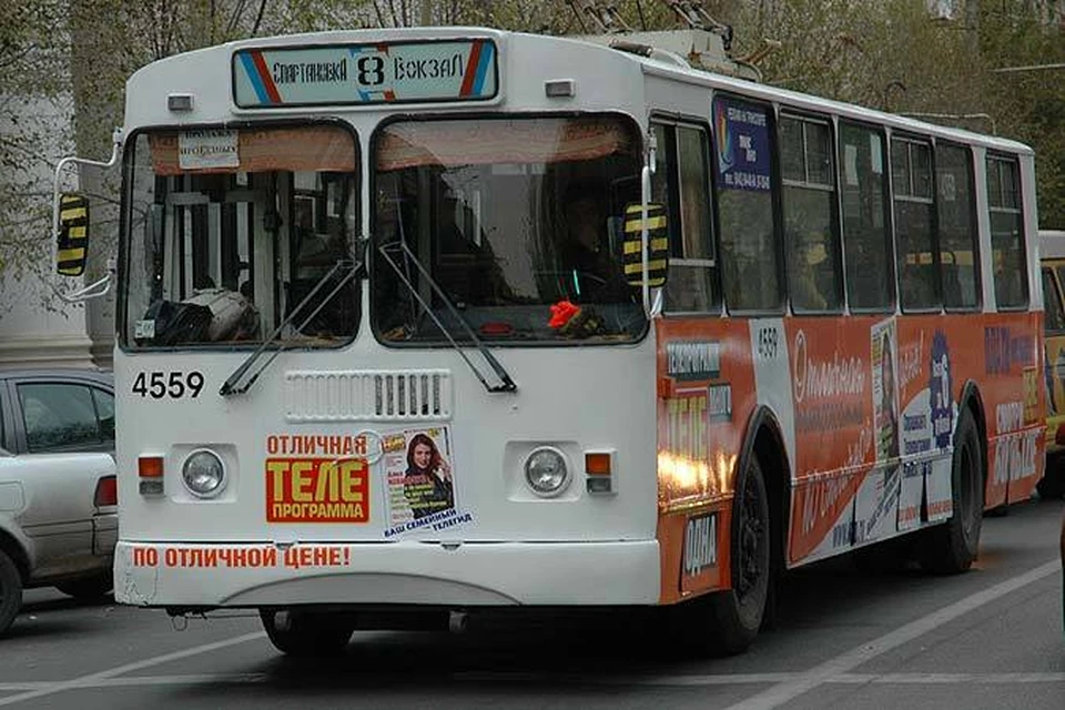 Электротранспорт уже пустили по обычному маршруту.
