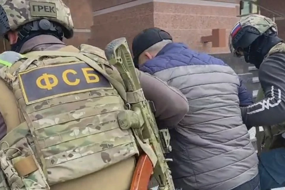 Задержанный принимал участие в антироссийских акциях. Фото: УФСБ по Крыму и Севастополю