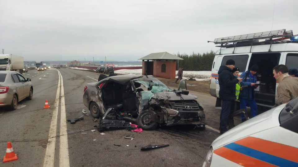 В ДТП погибли две пассажирки легковушки. Фото: 1-й отдел УГИБДД по Удмуртии