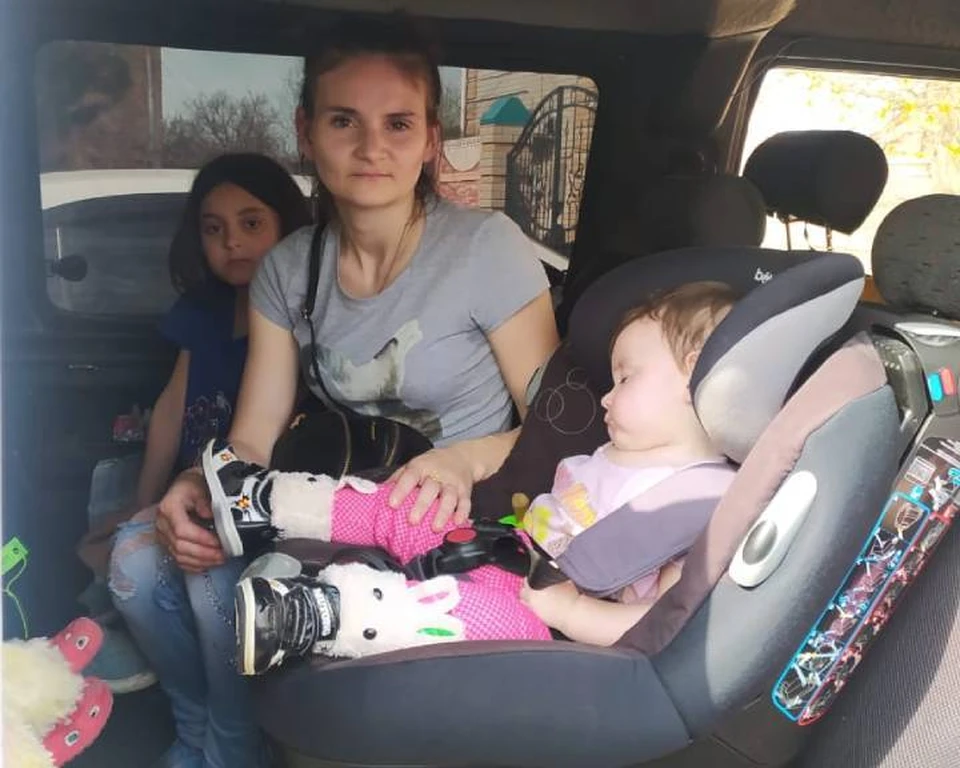 Татьяна с семью детьми бежала из Мариуполя в Ростовскую область. Фото: предоставлено героиней публикации