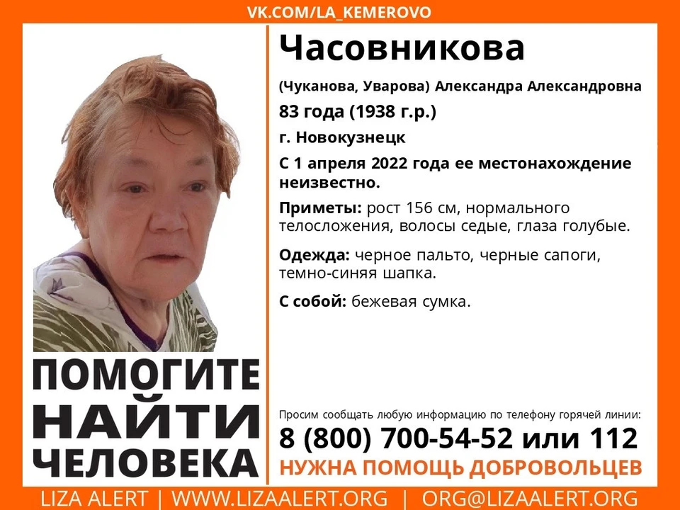 Фото: Лиза Алерт Кузбасс