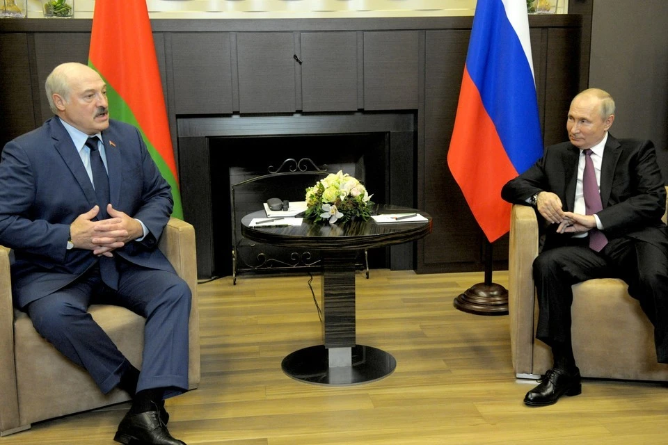 Президент Белоруссии Александр Лукашенко и президент России Владимир Путин. Фото: Михаил Климентьев/ТАСС