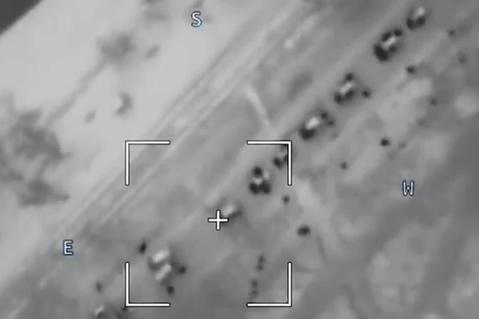 В ДНР опубликовали видео расстрела украинской колонны, которая пыталась прорваться к «Азовстали» в Мариуполе. Фото: МВД ДНР