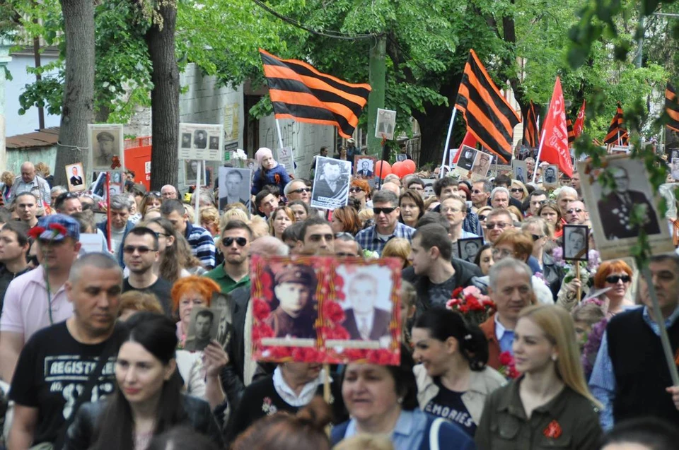 Все лица, в том числе организаторы, которые 9 мая будут носить Георгиевскую ленту, подлежат штрафу. Фото:соцсети