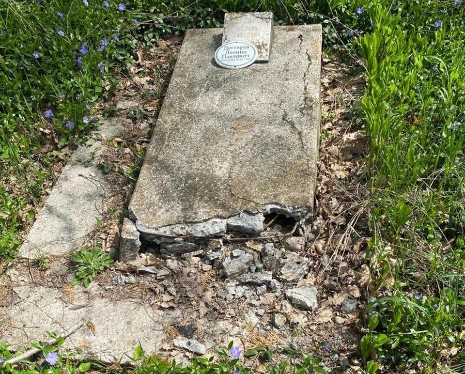 Так сейчас выглядит могила фронтовика Леонида Дегтярева. Фото предоставлено семьей Королесовых.