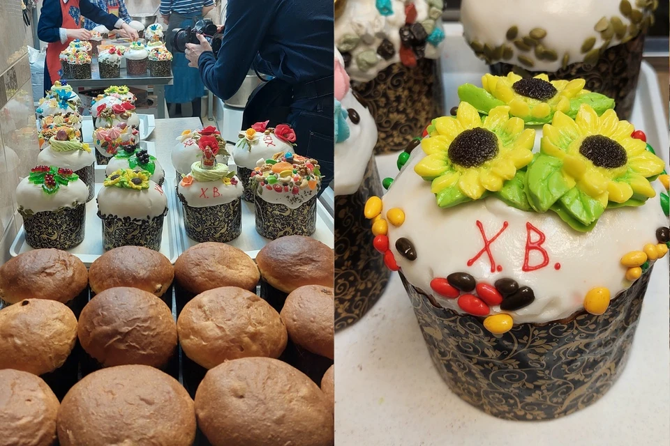 Куличи и Пасхи освящают уже второй день. Фото: группа "Троице-Владимирский Собор" "ВКонтакте"