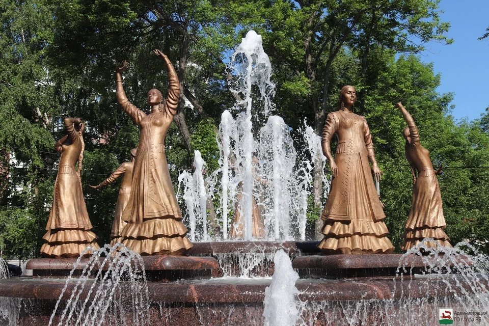 1 мая в Уфе начнут работать все городские фонтаны. Фото: уфимская мэрия