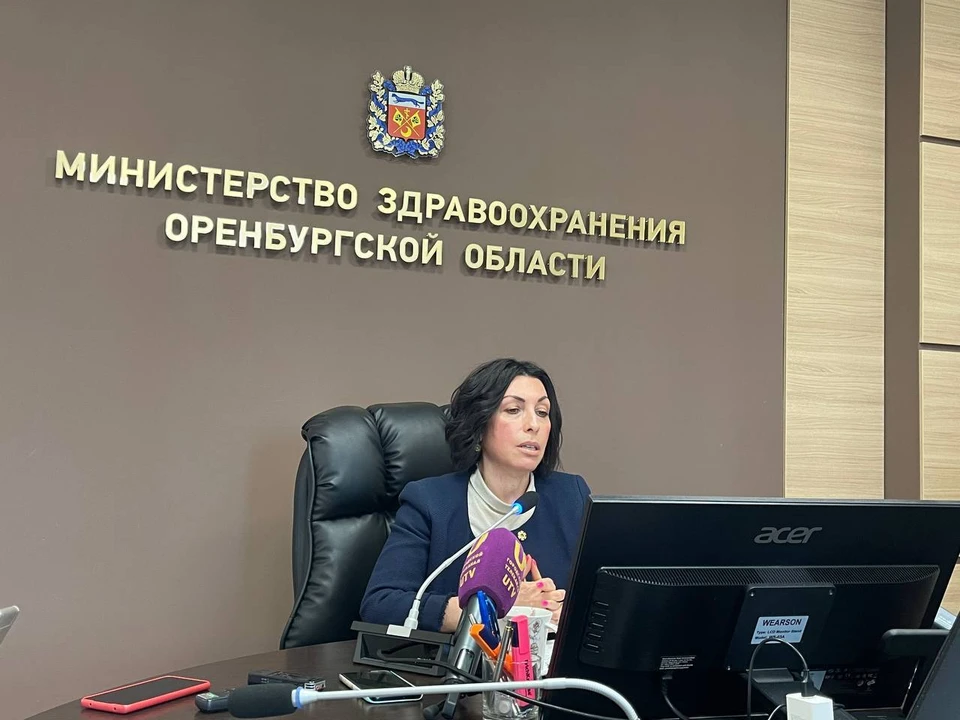 Татьяна Савинова проводит сегодня информационный брифинг. Фото - UTV - Оренбург