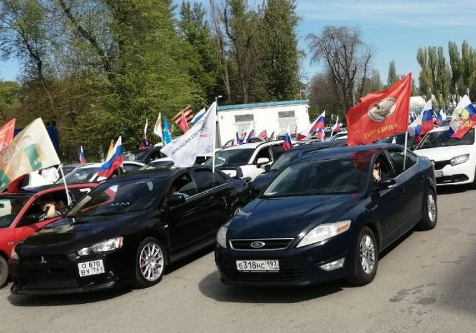 Дончане присоединились ко Всероссийскому автопробегу «Zа мир без нацизма». Фото: Министерство региональной политики и массовых коммуникаций Ростовской области