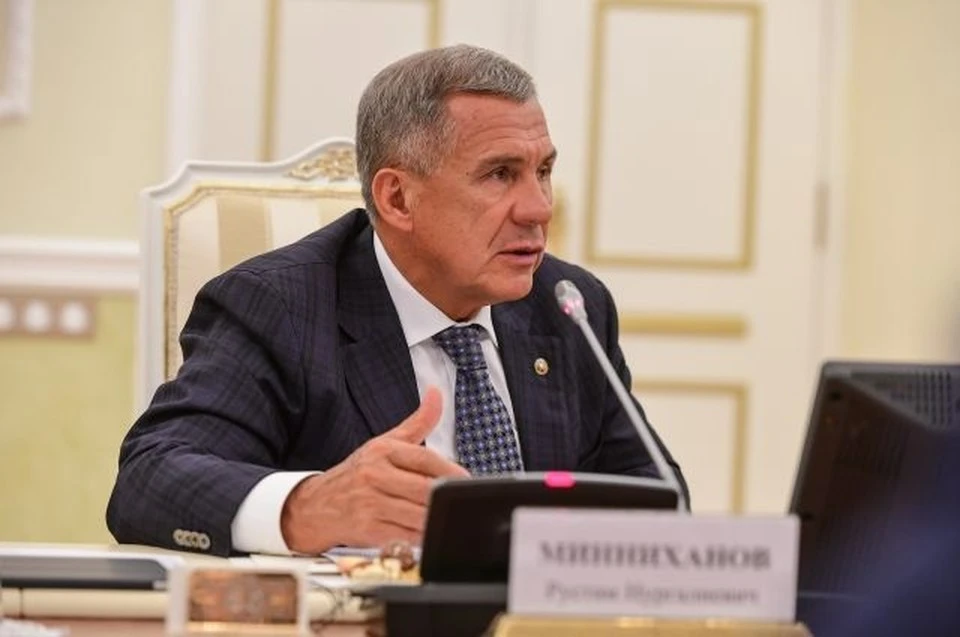 Глава Татарстана Рустам Минниханов. Фото: пресс-служба президента Татарстана