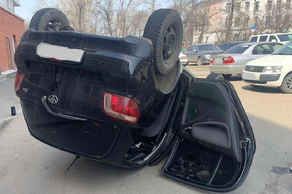 В аварии чудом никто не пострадал