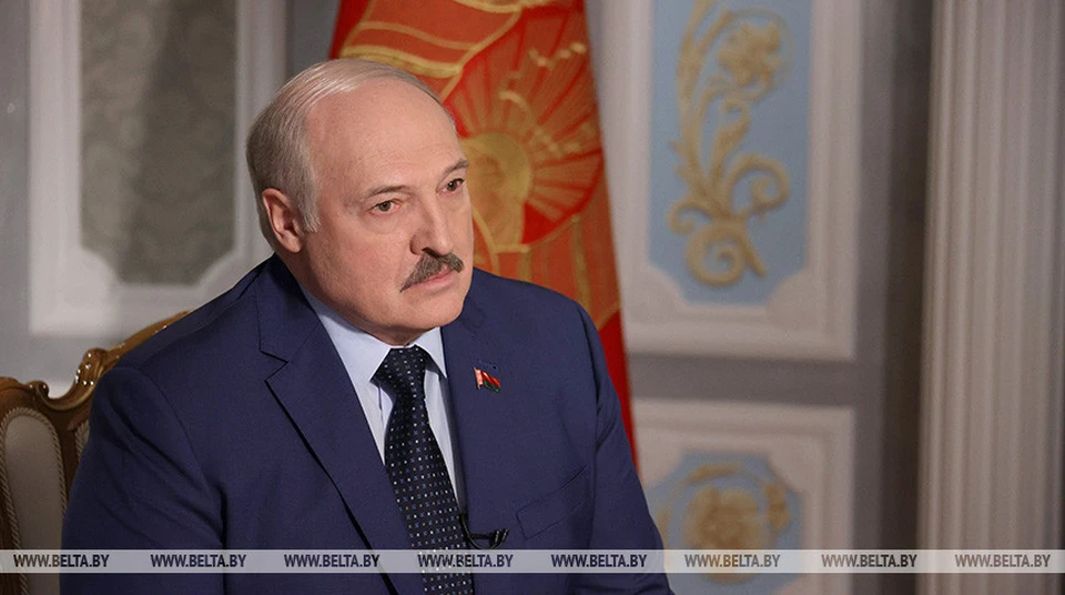 Президент Беларуси 5 мая 2022 года дал большое интервью агентству Associated Press. Фото: БелТА.