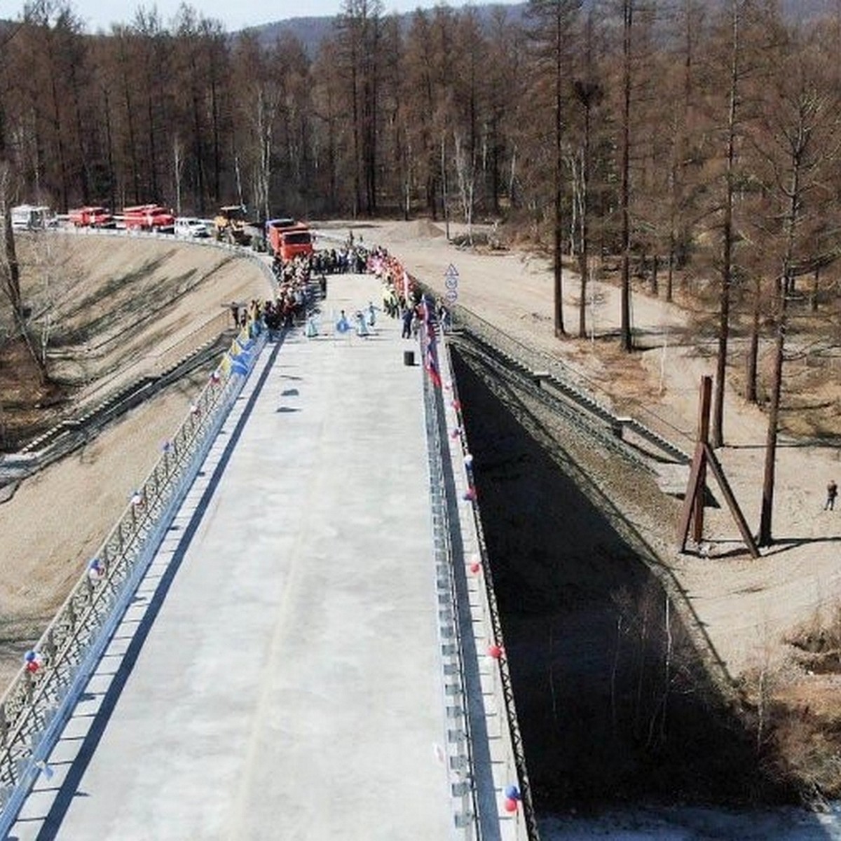 Строительство моста в кызыле