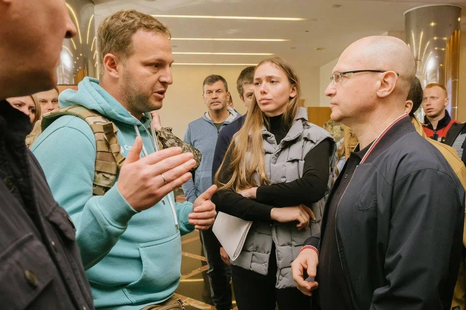 Встреча проходила совместно с первым заместителем руководителя Администрации Президента Российской Федерации Сергеем Кириенко. Фото: Администрация Главы ДНР