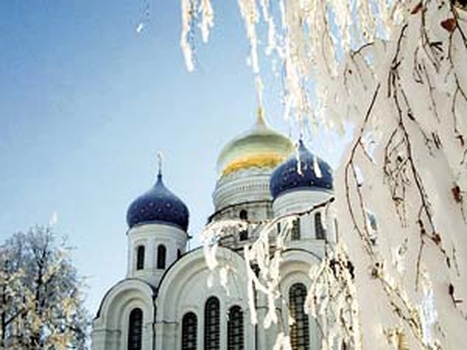 Николо-Угрешский монастырь в зимнем антураже.