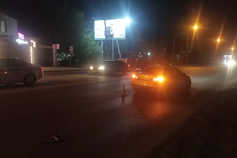 Девушка на иномарке сбила мужчину. Фото: Госавтоинспекция по Новосибирску