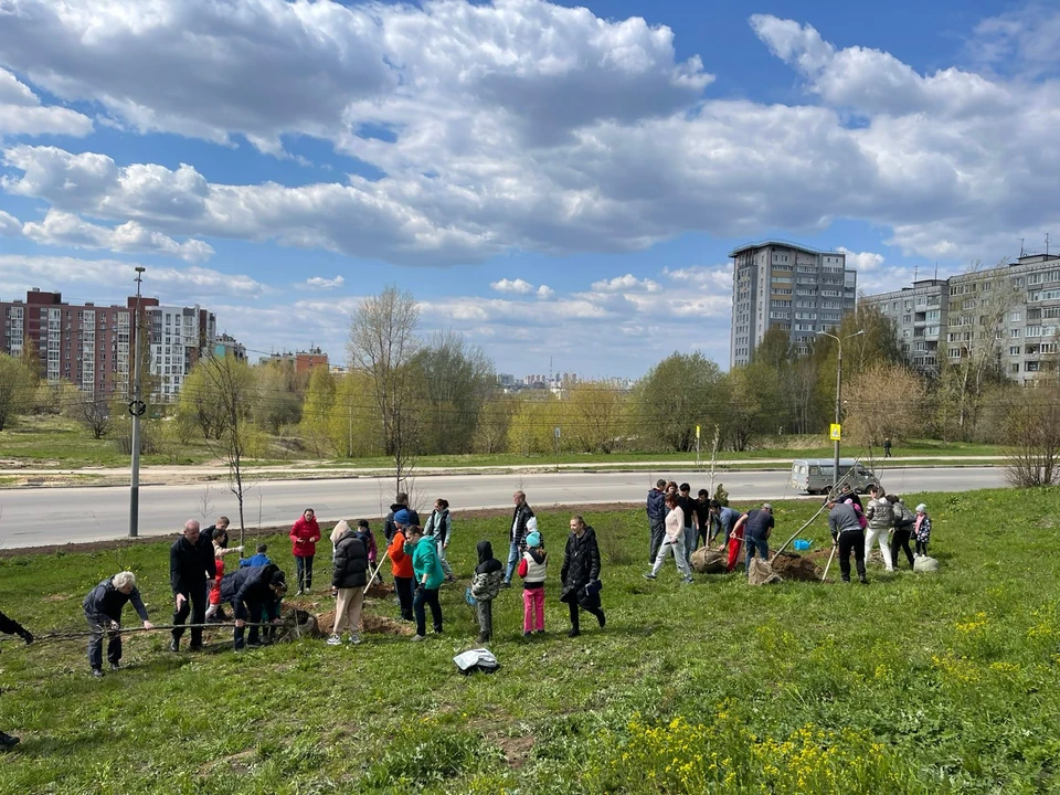 Развитие общественного пространства по улице Верхне-Печерской у дома №4/1. Фото: пресс-служба администрации Нижнего Новгорода.