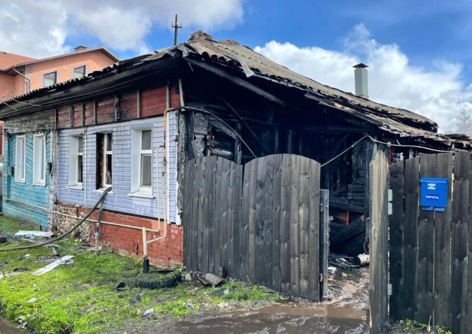 При пожаре в доме погиб мужчина Фото: СУ СК РФ по Тверской области
