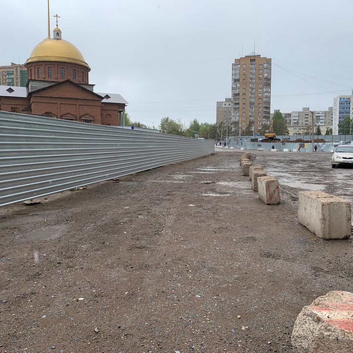 В Уфе уже два года строят огромный Дворец борьбы с колоннами в римском  стиле. Как это место выглядит прямо сейчас - KP.RU