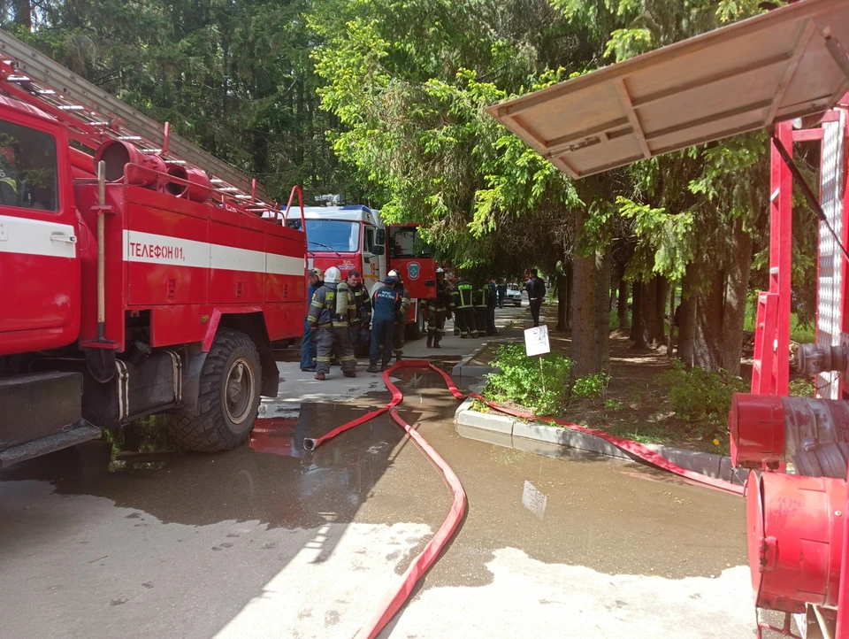 В Туле из противотуберкулезного диспансера из-за пожара эвакуировали 254 человека