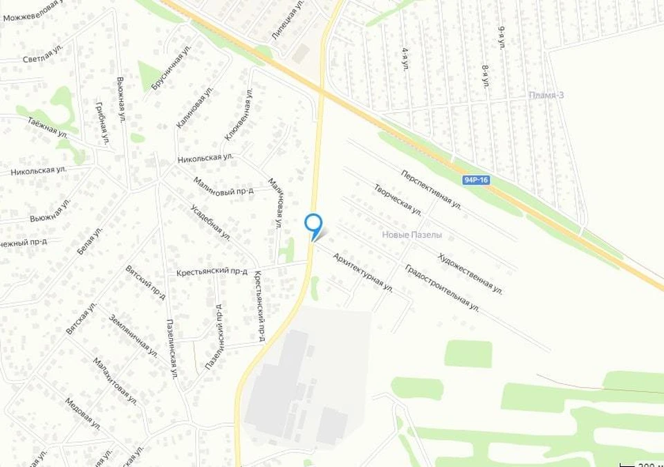 Согласно документу, новая остановка будет носить название «Улица Архитектурная». Фото: Яндекс.Карты