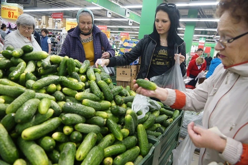 Огурцы в Свердловской области подешевели