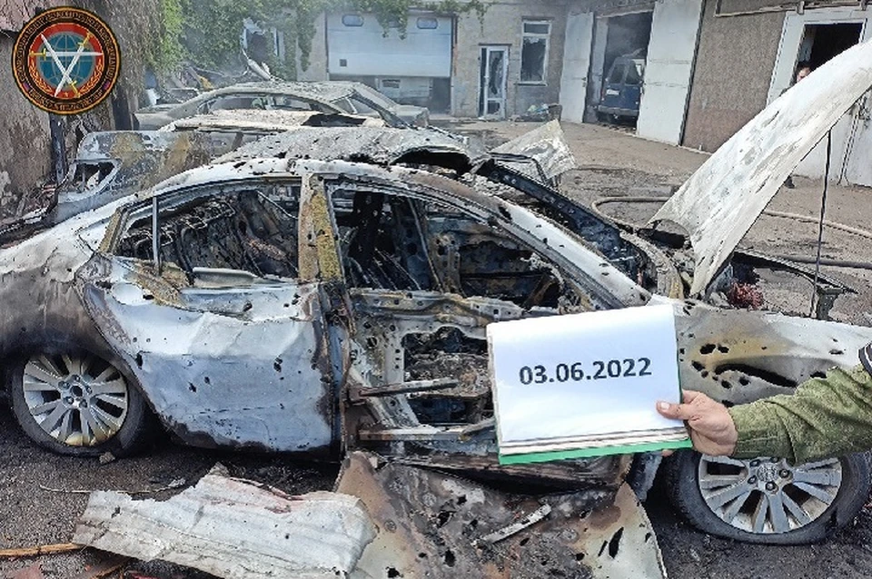 Последствия обстрела Буденновского района Донецка. Фото: СЦКК ДНР